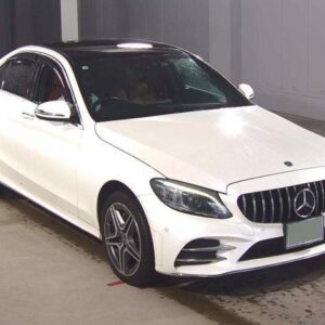 2019 Mercedes Benz C-Class white diesel used car Japan export