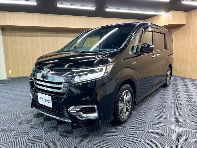Ref:AUX-24482335 HONDA STEPWAGON SPADA 2017 1 2017 Honda Stepwagon Spada black gasoline used car Japan export