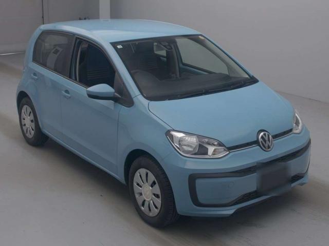 Ref:AUX-24482347 VOLKSWAGEN UP! 2018 1 2018 Volkswagen Up! blue gasoline used car Japan export