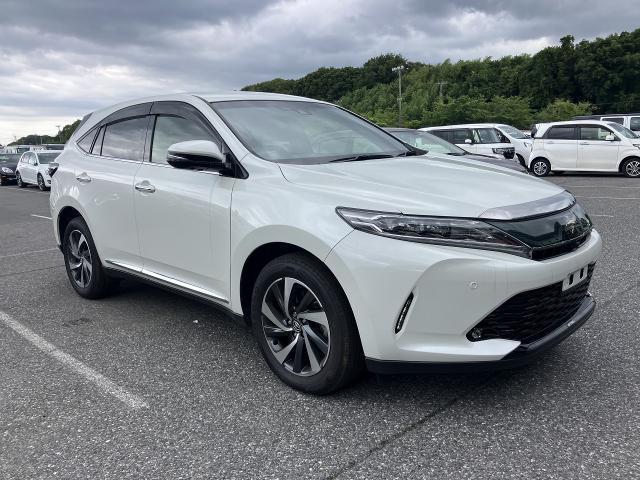 Ref:AUX-24486434 TOYOTA HARRIER 2019 1 2019 Toyota Harrier pearl gasoline used car Japan export