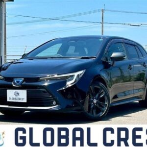 2024 Toyota Corolla Touring black gasoline used car Japan export