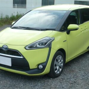 2017 Toyota Sienta yellow gasoline used car Japan export