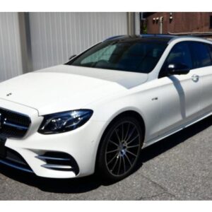 2018 Mercedes Amg E-Class Stationwagon white gasoline used car Japan export