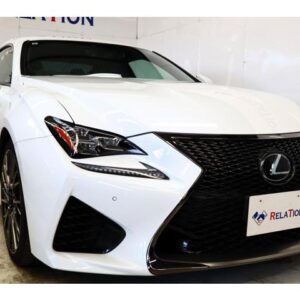 2015 Lexus Rc F white gasoline used car Japan export