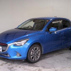 2015 Mazda Demio blue diesel used car Japan export