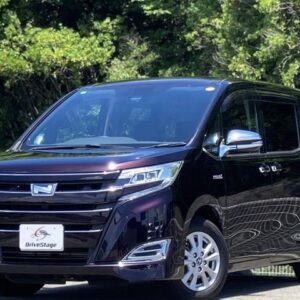 2018 Toyota Noah purple hybrid used car Japan export
