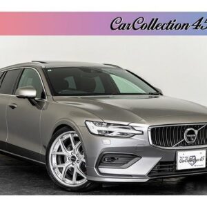 2021 Volvo V60 gray hybrid used car Japan export