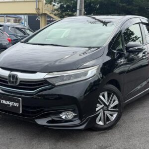 2018 Honda Shuttle black hybrid used car Japan export