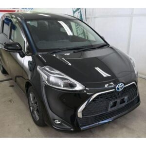 2020 Toyota Sienta black hybrid used car Japan export