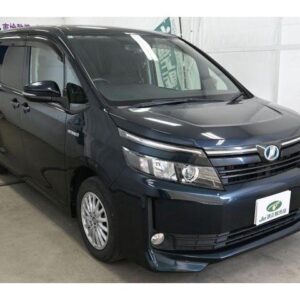 2014 Toyota Voxy blue hybrid used car Japan export