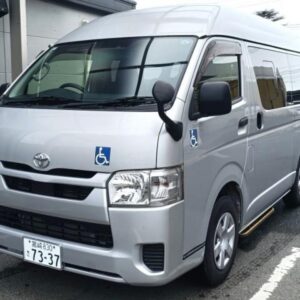 2022 Toyota Hiace Van silver gasoline used car Japan export