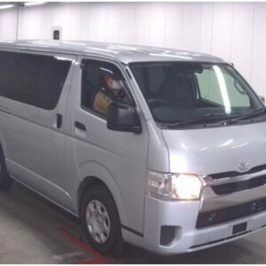 2021 Toyota Hiace Van silver diesel used car Japan export