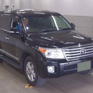 2014 Toyota Land Cruiser black gasoline used car Japan export