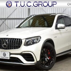 2019 Mercedes Amg Glc white gasoline used car Japan export