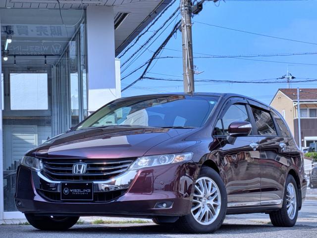 Ref:AUX-24520601 HONDA ODYSSEY 2011 1 2011 Honda Odyssey purple gasoline used car Japan export
