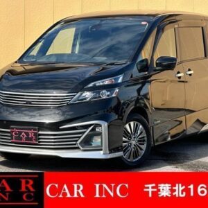2016 Nissan Serena black hybrid used car Japan export