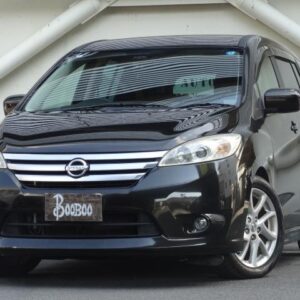 2012 Nissan Lafesta black gasoline used car Japan export