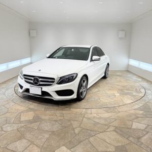 2018 Mercedes Benz C-Class white diesel used car Japan export