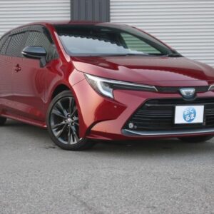 2023 Toyota Corolla Touring red hybrid used car Japan export