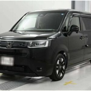 2023 Honda Stepwagon black gasoline used car Japan export