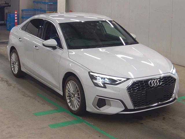 Ref:AUX-24526426 AUDI A3 SEDAN 2023 1 2023 Audi A3 Sedan white gasoline used car Japan export