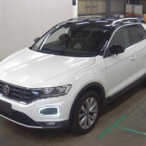 2021 Volkswagen T-Roc white gasoline used car Japan export