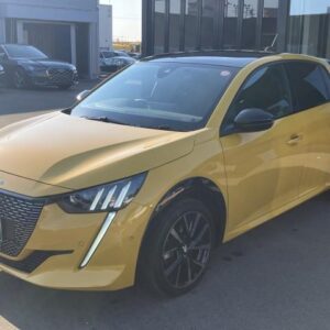 2023 Peugeot 208 yellow gasoline used car Japan export