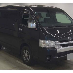 2023 Toyota Hiace Wagon black gasoline used car Japan export