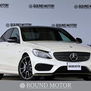2017 Mercedes Amg C-Class white gasoline used car Japan export