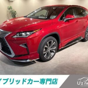 2018 Lexus Rx red gasoline used car Japan export