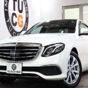 2017 Mercedes Benz E-Class white gasoline used car Japan export