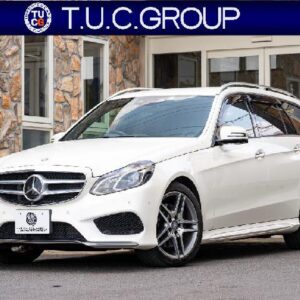 2015 Mercedes Benz E-Class white gasoline used car Japan export
