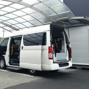 2014 Toyota Regius Ace Van white gasoline used car Japan export