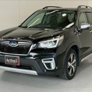 2020 Subaru Forester black hybrid used car Japan export