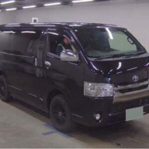 2019 Toyota Regius Ace Van black diesel used car Japan export