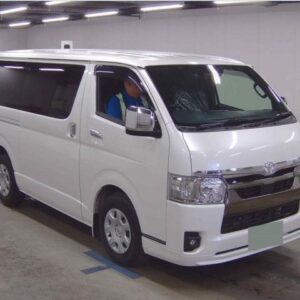 2024 Toyota Hiace Van pearl diesel used car Japan export