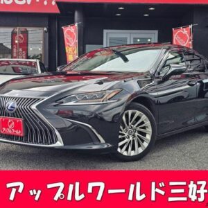 2019 Lexus Es black hybrid used car Japan export