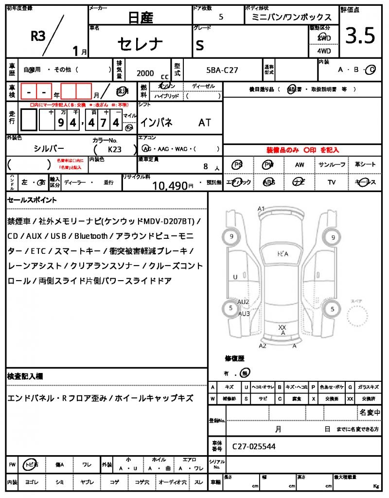 Ref:AUX-24542614 NISSAN SERENA 2021 10 Ref:AUX-24542614 NISSAN SERENA 2021 - Image 10