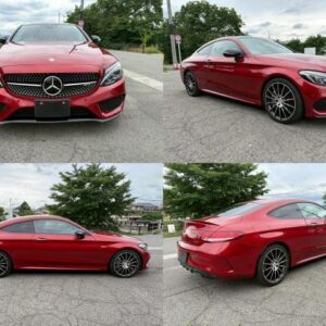 2016 Mercedes Amg C-Class red gasoline used car Japan export