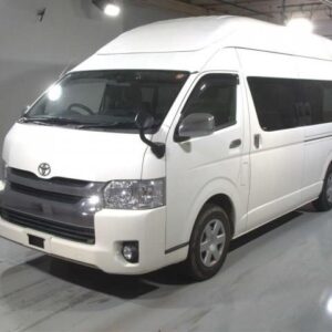 2019 Toyota Hiace Van white gasoline used car Japan export