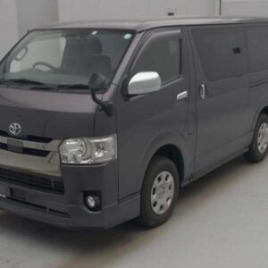 2019 Toyota Hiace Van gray diesel used car Japan export