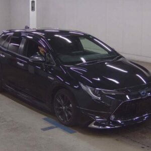 2020 Toyota Corolla Touring black gasoline used car Japan export