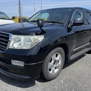 2009 Toyota Land Cruiser black gasoline used car Japan export