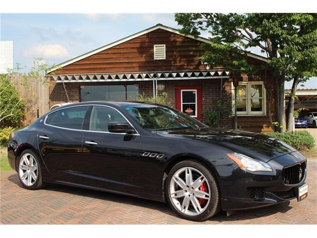 Ref:AUX-24547177 MASERATI QUATTROPORTE 2014 1 2014 Maserati Quattroporte black gasoline used car Japan export