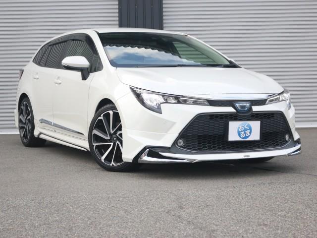 Ref:AUX-24547317 TOYOTA COROLLA TOURING 2021 1 2021 Toyota Corolla Touring pearl hybrid used car Japan export