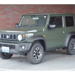 2023 Suzuki Jimny Sierra green gasoline used car Japan export