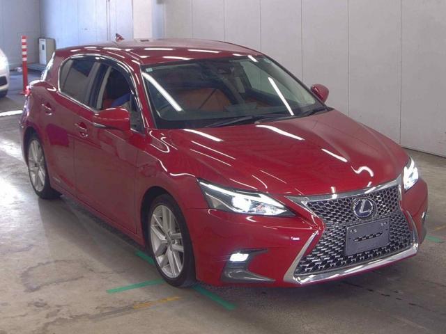 Ref:AUX-24562285 LEXUS CT 2020 1 2020 Lexus Ct red gasoline used car Japan export