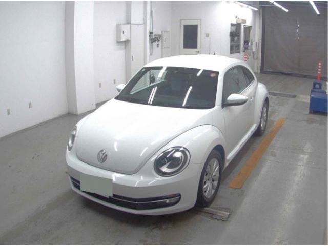 Ref:AUX-24562387 VOLKSWAGEN THE BEETLE 2014 1 2014 Volkswagen The Beetle white gasoline used car Japan export