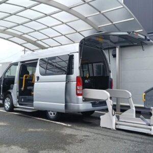 2012 Toyota Regius Ace Van silver gasoline used car Japan export
