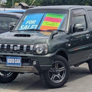 2016 Suzuki Jimny green gasoline used car Japan export